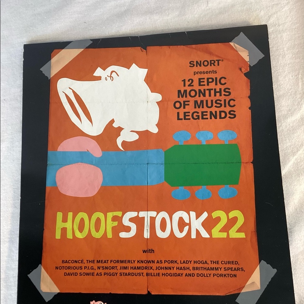 SOLD eBay—2022 calendar “HOOFSTOCK HOOF STOCK !🐷🐽🐖
